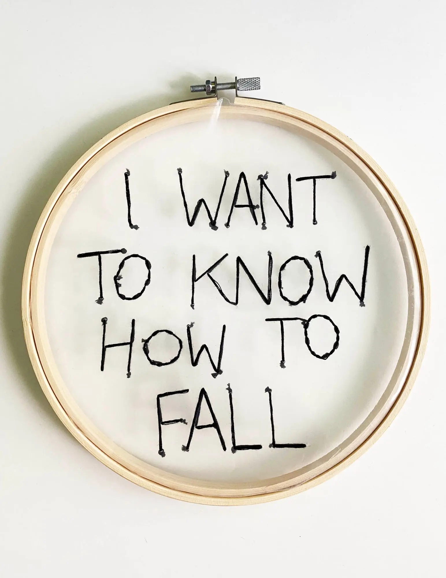 I Want to Know How to Fall